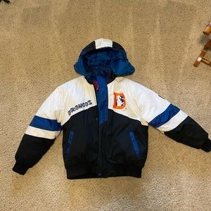 Vintage NFL Broncos Pro Player Coat Jacket